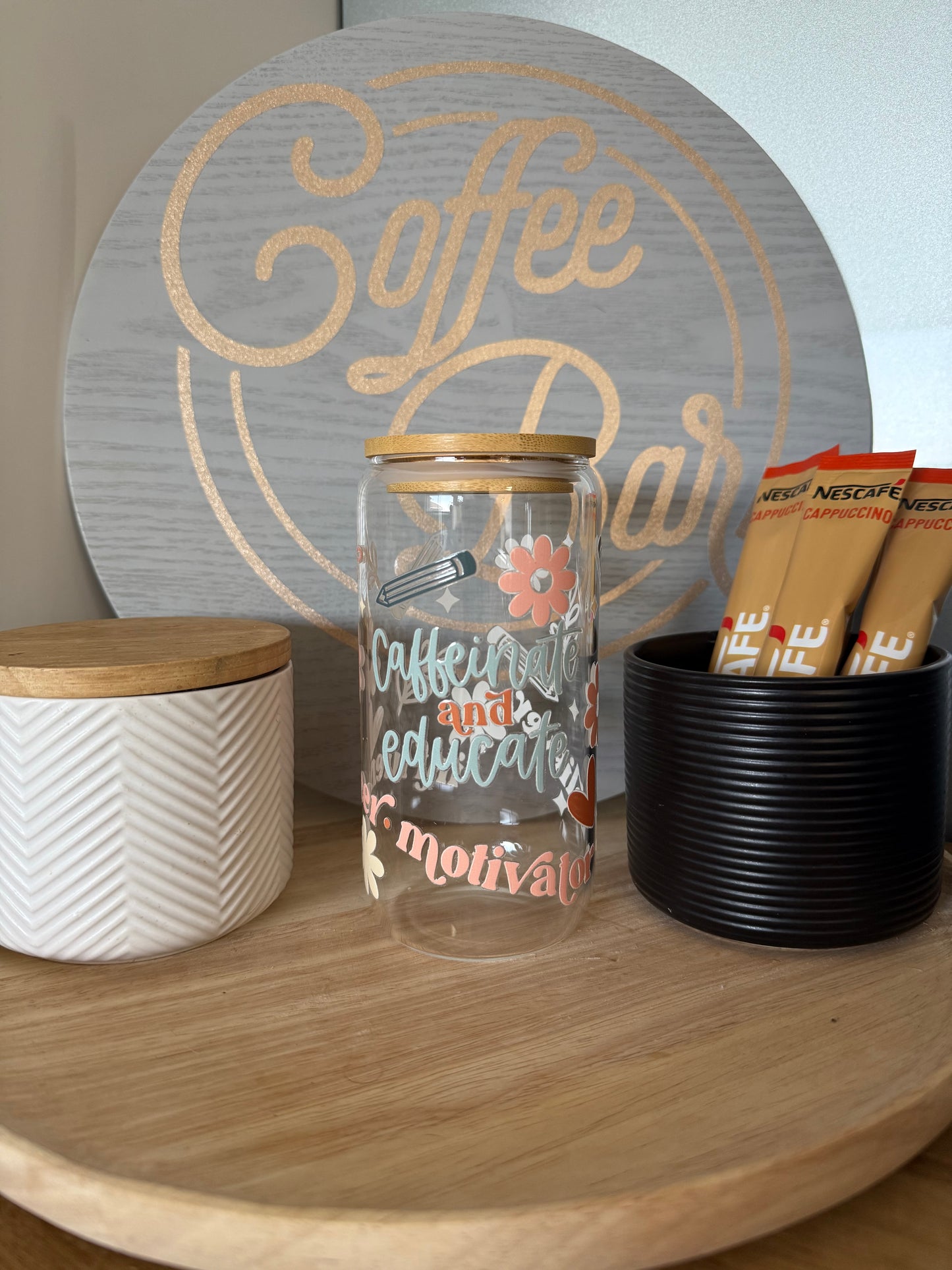 Tumblers with Bamboo Lid