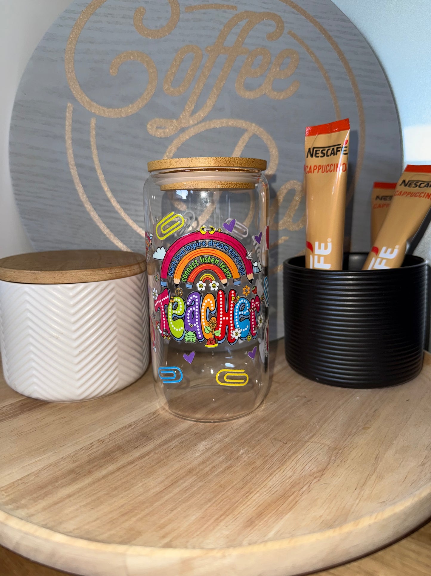 Tumblers with Bamboo Lid