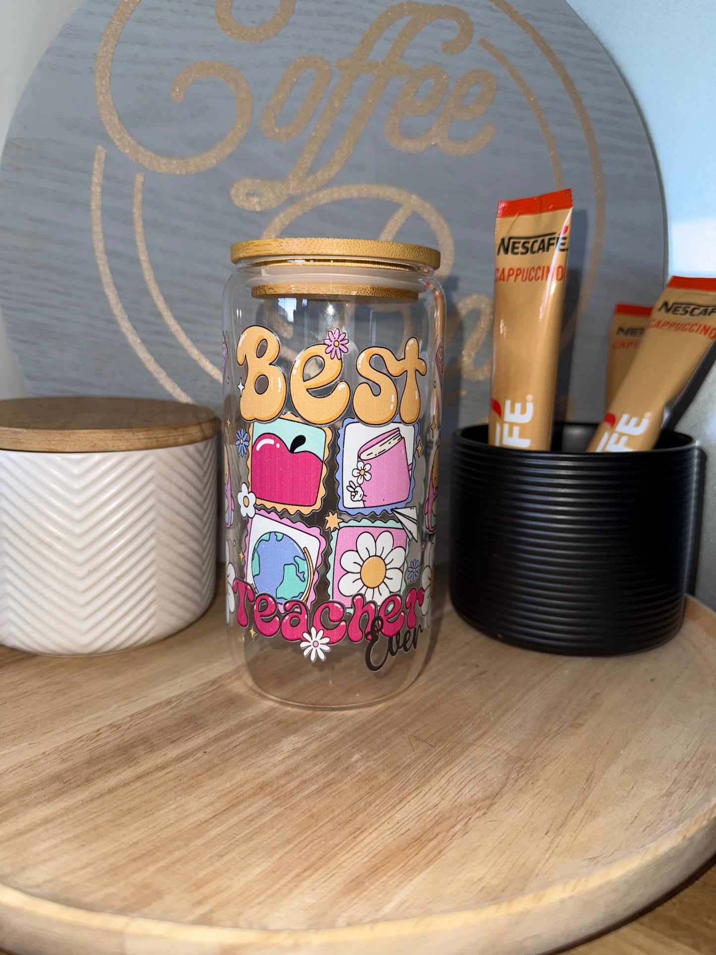 Tumblers with Bamboo Lid