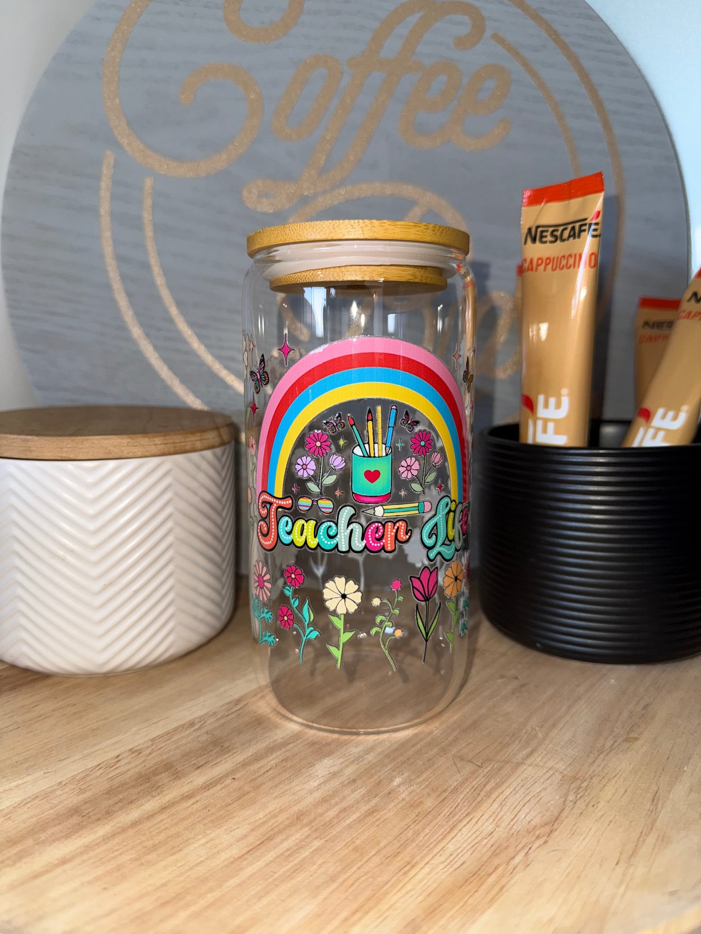 Tumblers with Bamboo Lid