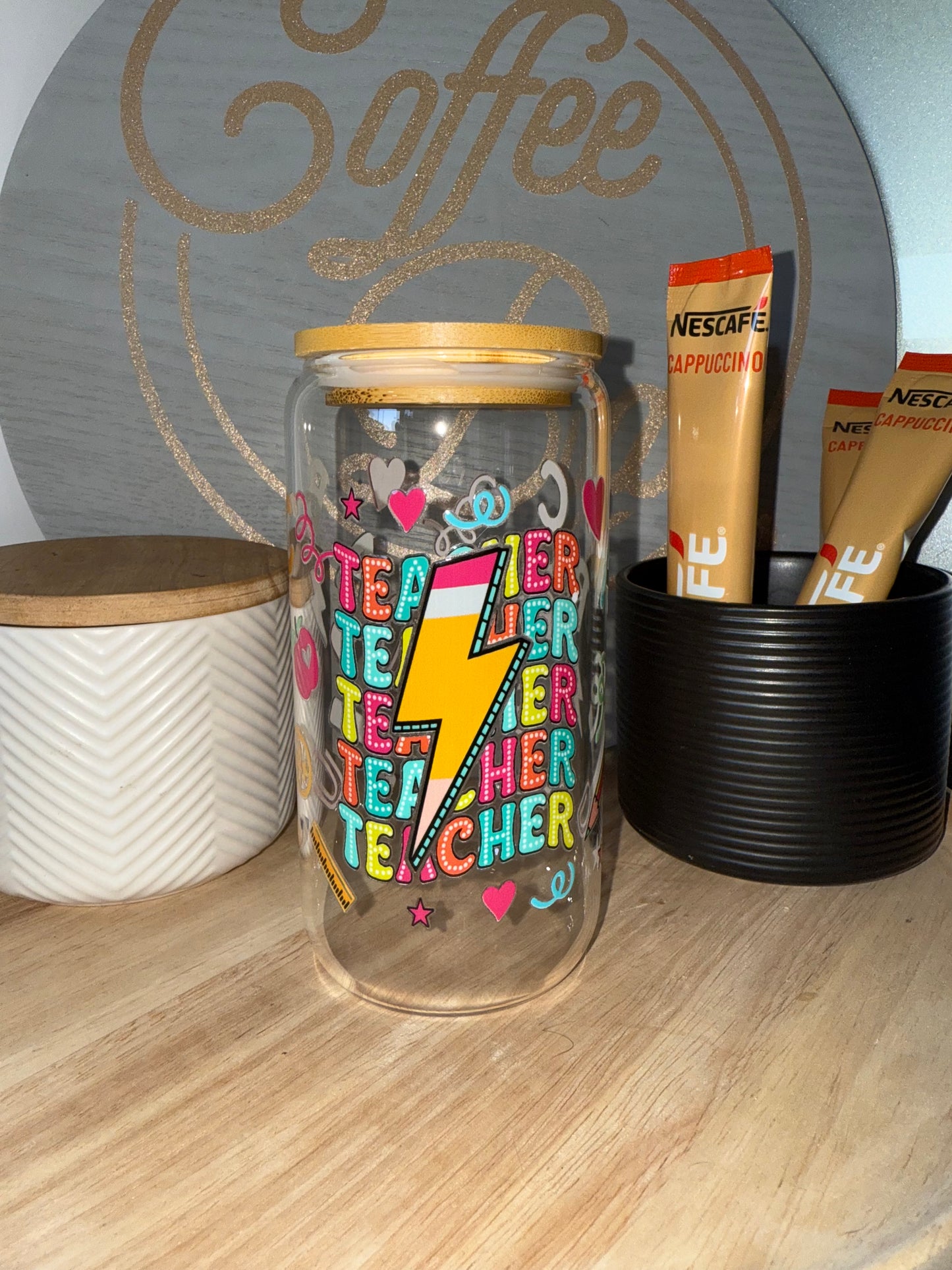 Tumblers with Bamboo Lid